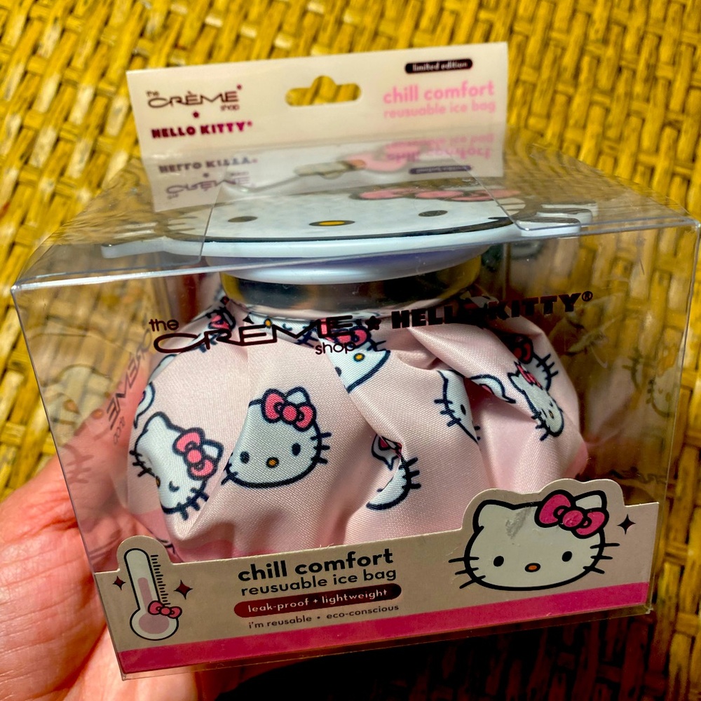 The Crème Shop x Hello Kitty chill comfort reusable ice bag. Brand new.